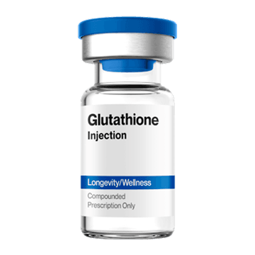 Compounded glutathione injection vial